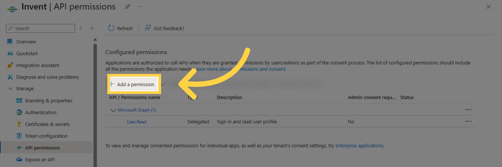 الخطوة 20 - Outlook OAuth