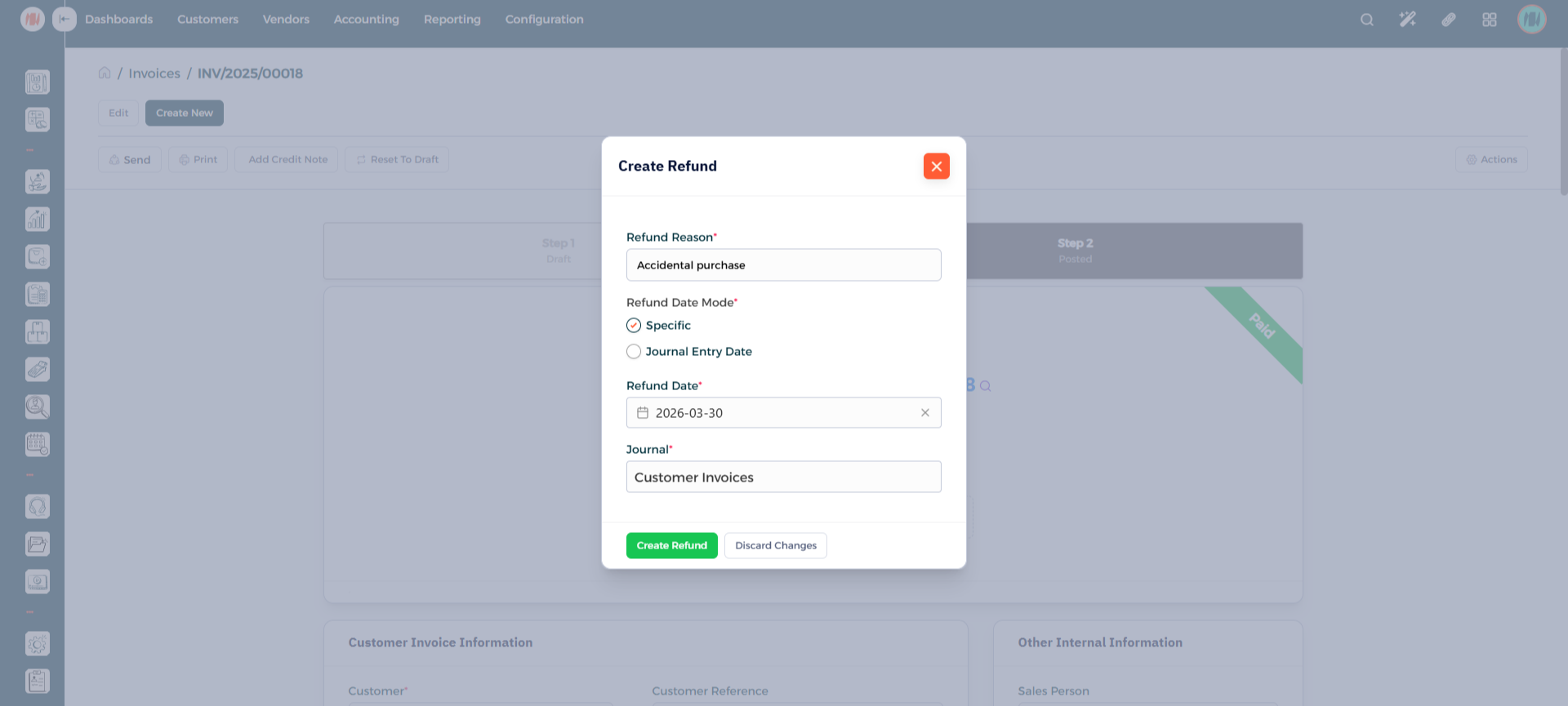 Step 4- navigate to invoices
