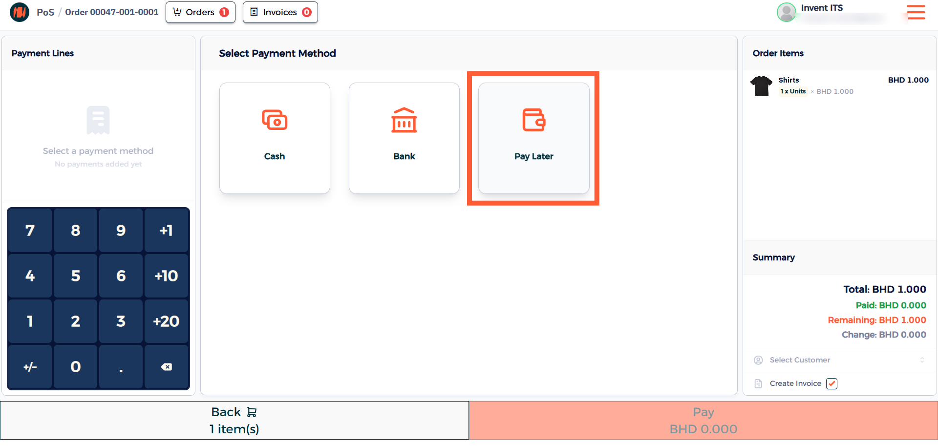 Step 11 - Use Wallet from Invoices