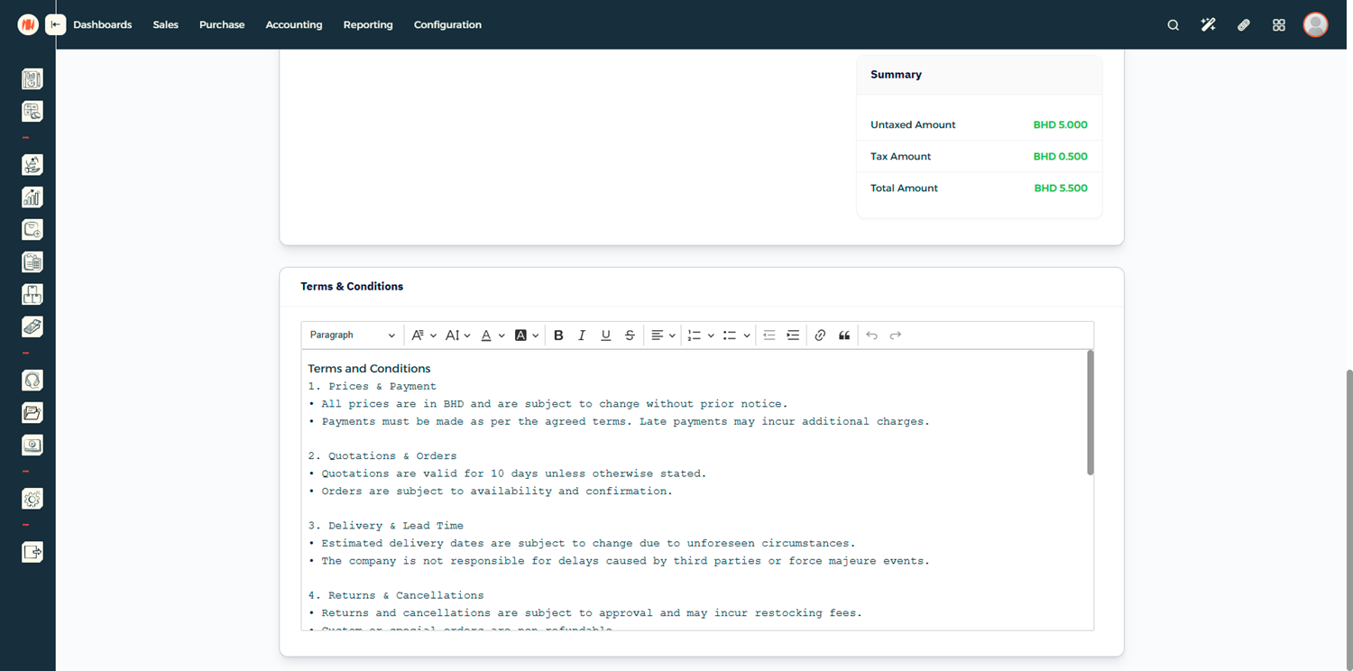 Step 5 - Create Invoice