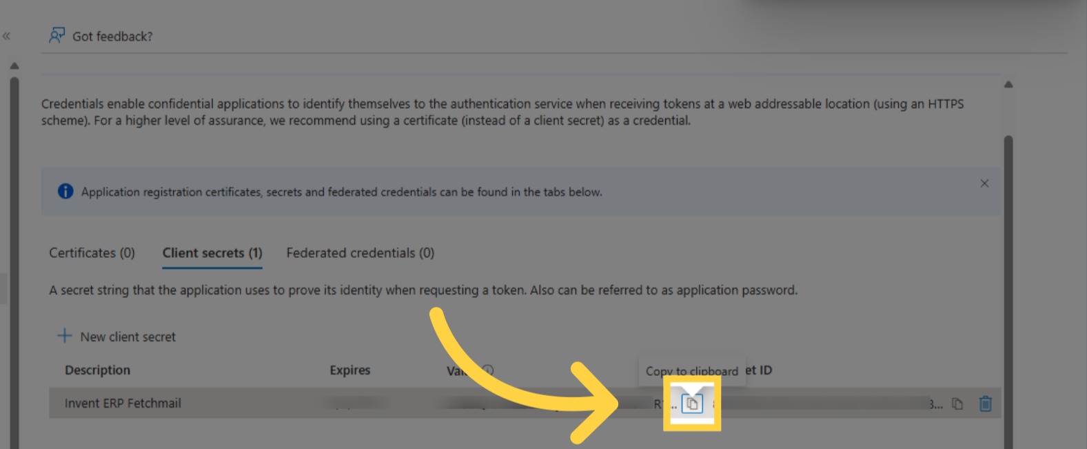 Step 47 - Outlook OAuth