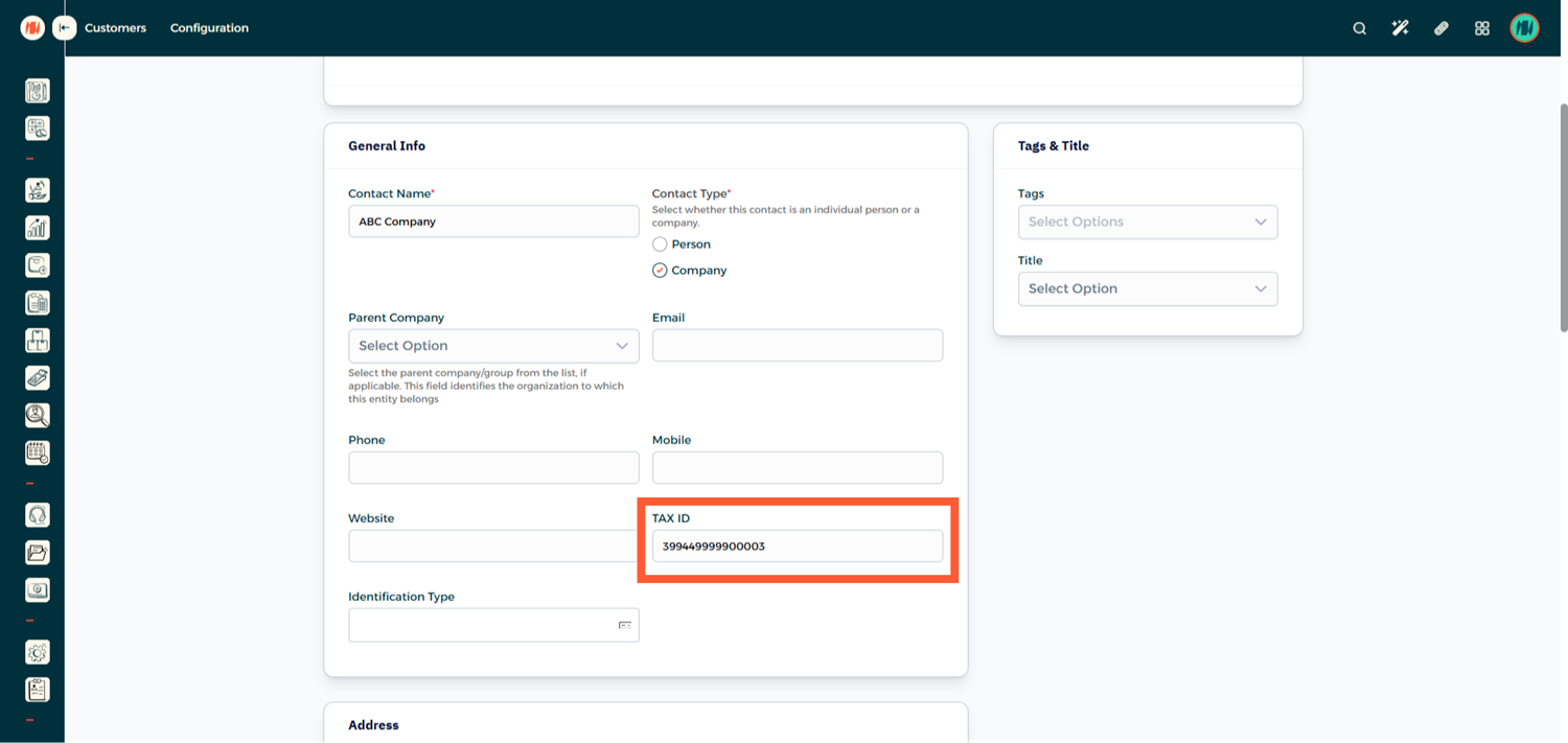 Step 4 - Create New Customer